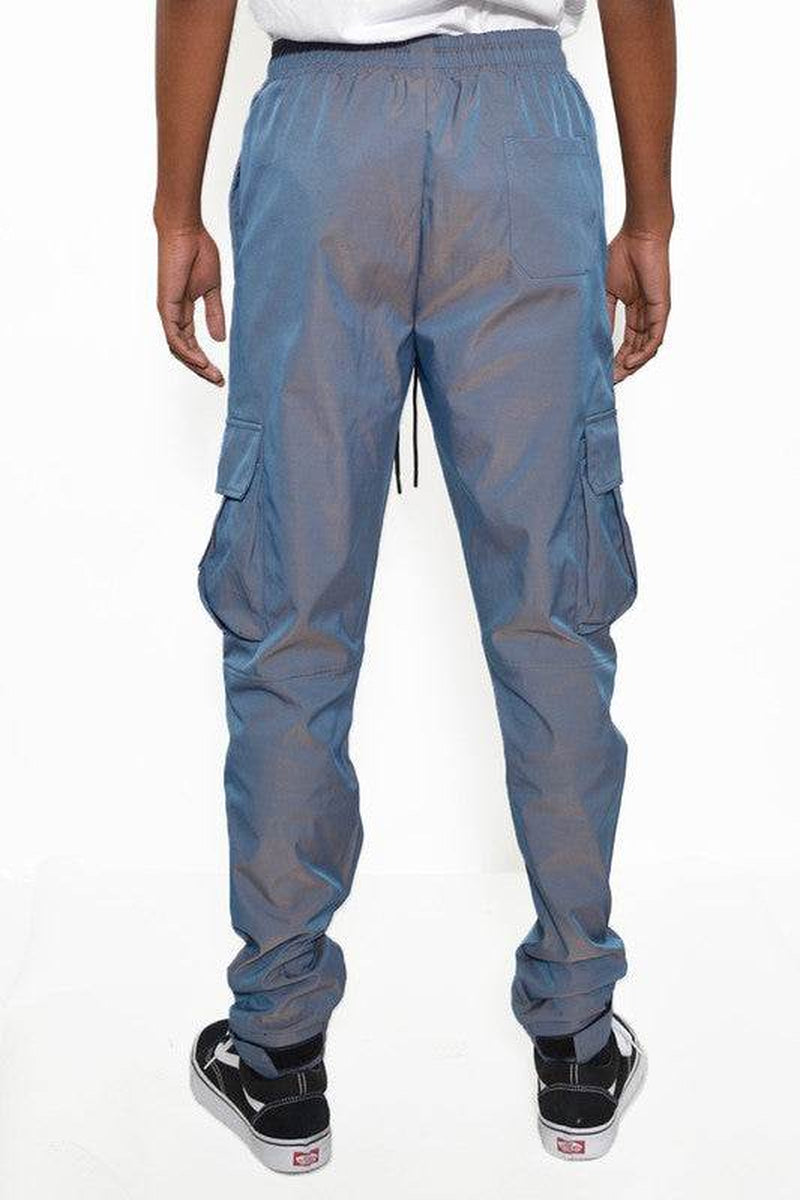 PEACOCK IRIDESCEINT JOGGER PANTS