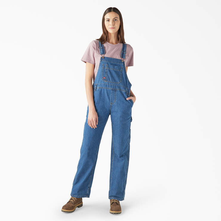 Women's Relaxed Fit Bib Overalls FB206