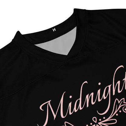 Women’s Black & Purple “Midnight Crew” Recycled Hockey Fan Jersey Premium Moisture-Wicking, Streetwear Style