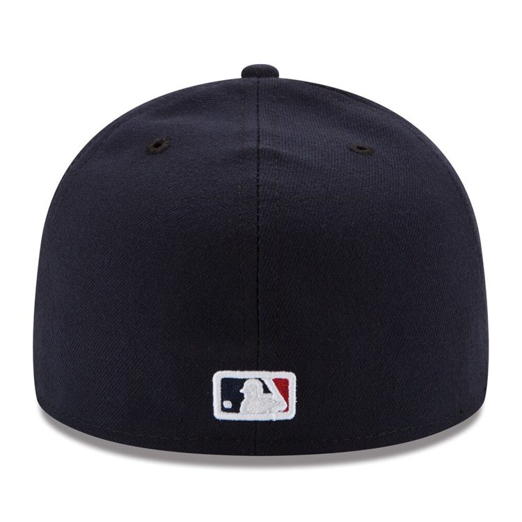NEW ERA 59FIFTY AUTHENTIC COLLECTION ATLANTA BRAVES ON-FIELD ROAD HAT - NAVY 70361058