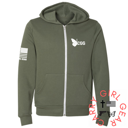CGG Zippered Hoodie