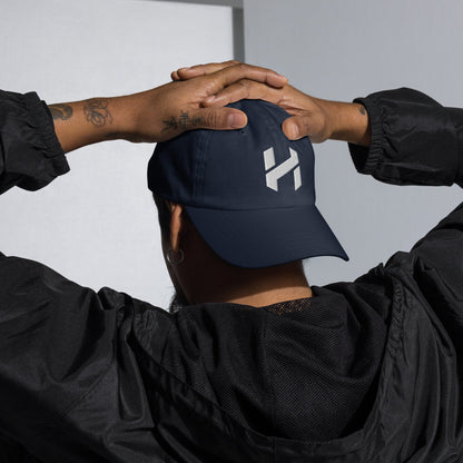 ShopHnH Dad Hat – Unisex Adjustable Baseball Cap with 3D Embroidered Logo | Trendy Streetwear Hat for Men & Women