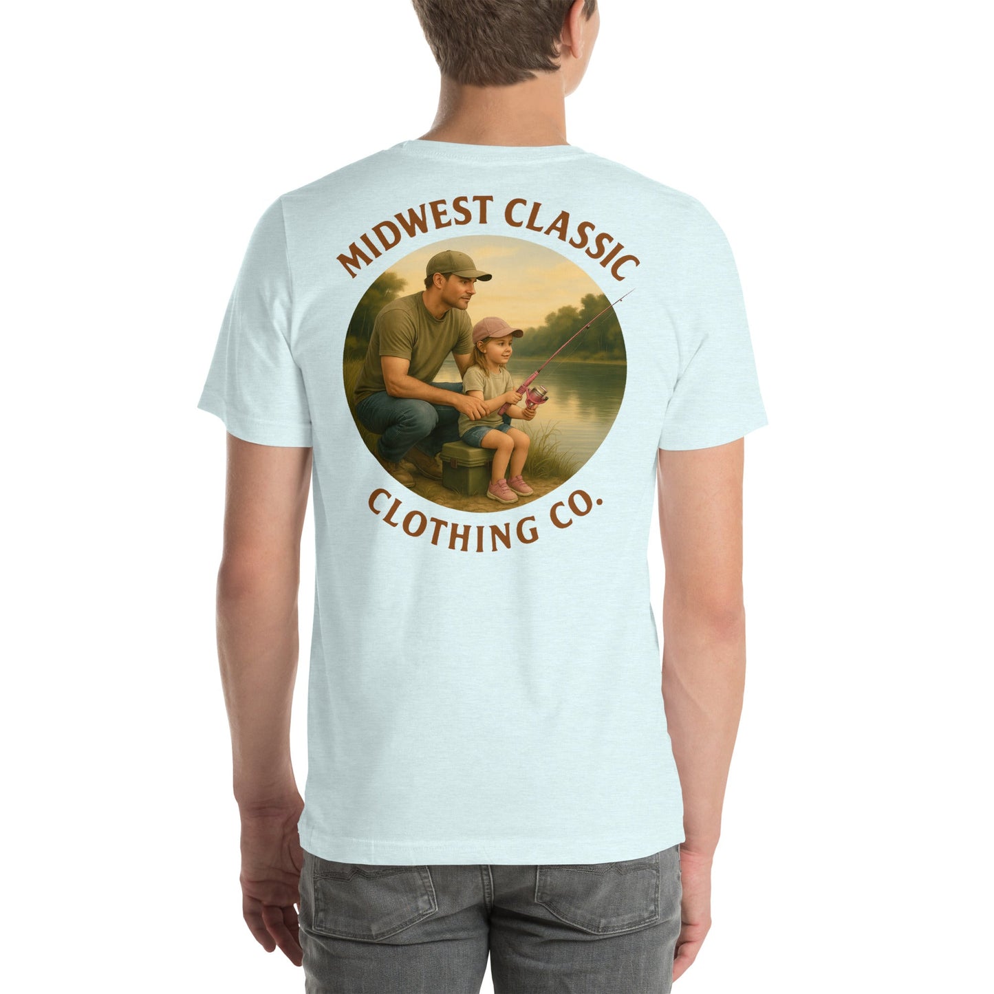 Father and Daughter Fishing T-shirt