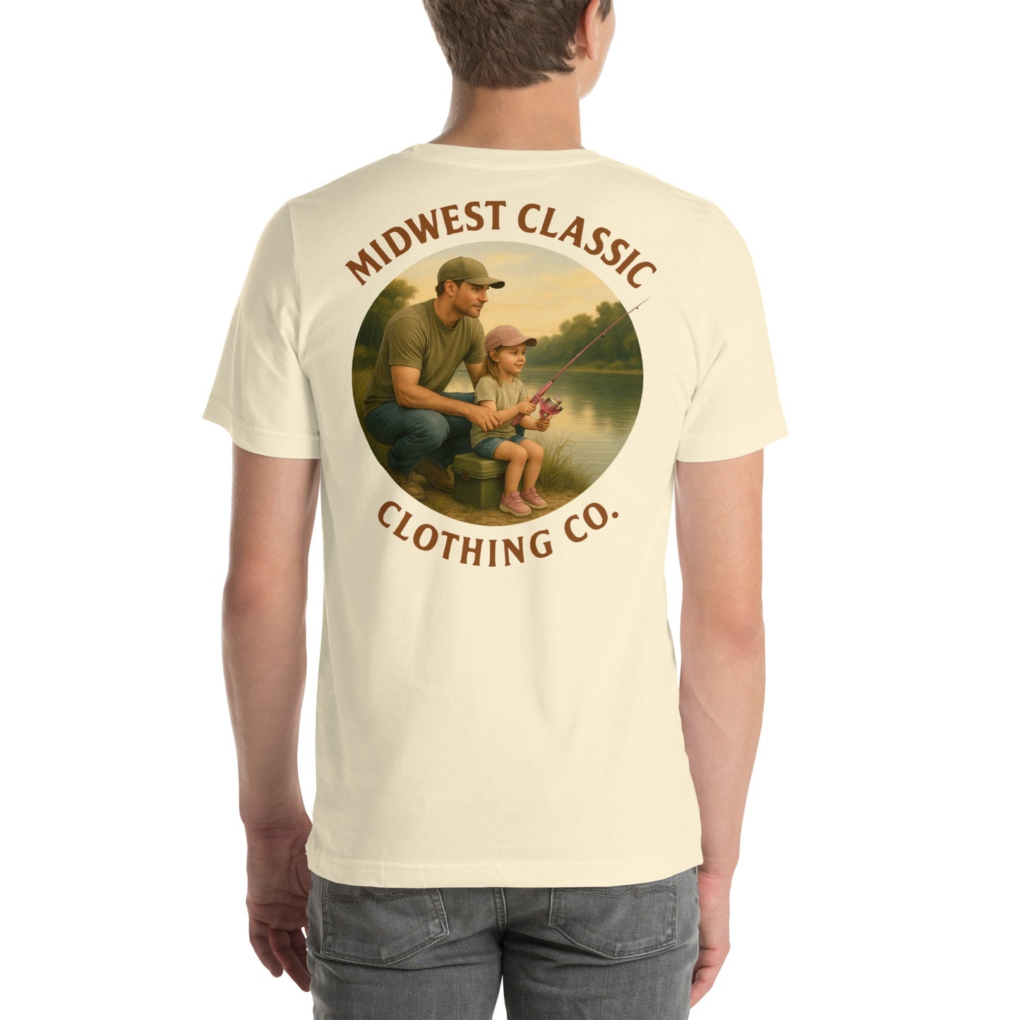 Father and Daughter Fishing T-shirt