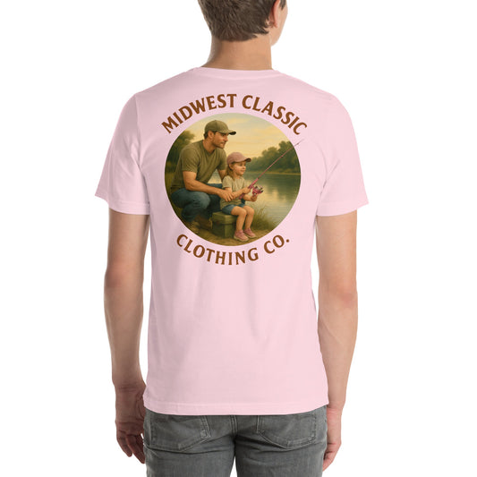 Father and Daughter Fishing T-shirt