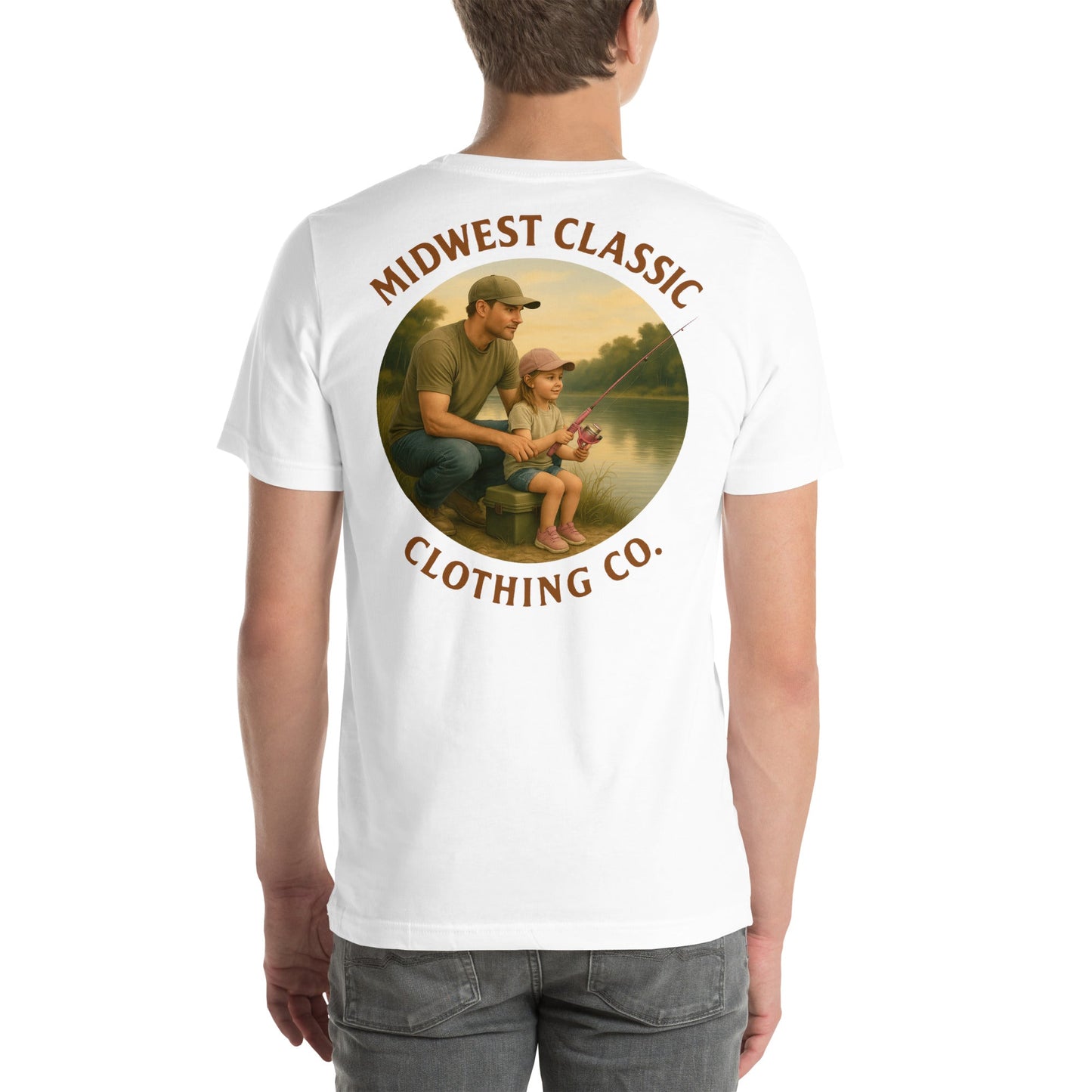 Father and Daughter Fishing T-shirt