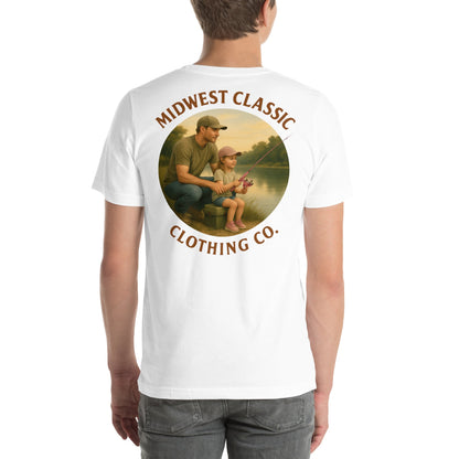 Father and Daughter Fishing T-shirt